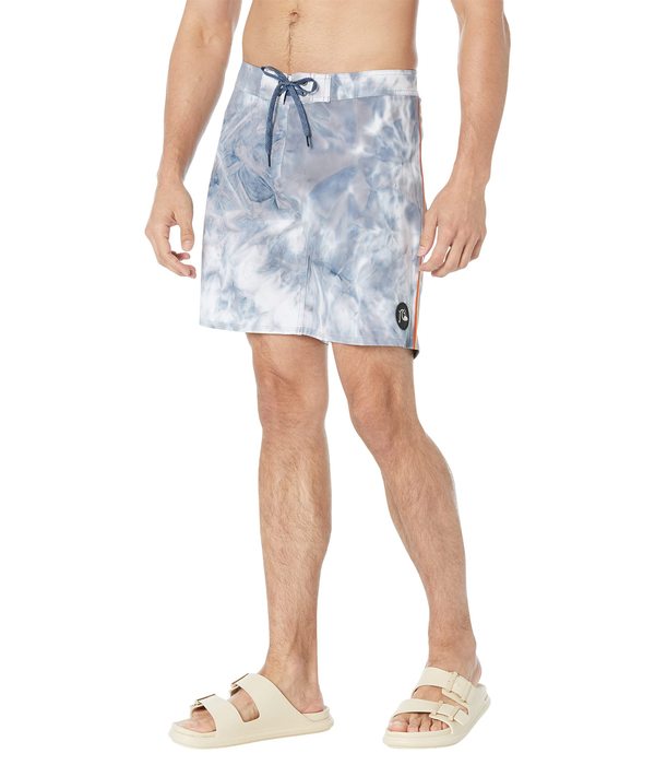クイックシルバー メンズ ハーフパンツ・ショーツ 水着 Surfsilk Piped 18" Boardshorts Blue Mirageの通販は