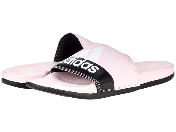 アディダス メンズ サンダル シューズ Adilette Comfort Slides Clear Pink/White/Black