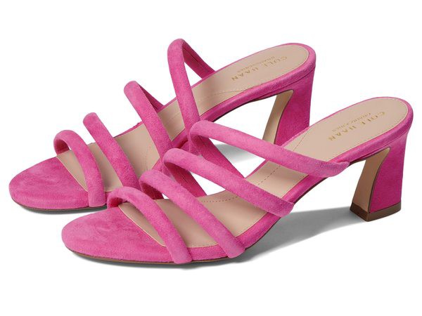 コールハーン レディース ヒール シューズ Adella Sandal 65 mm Pink Suedeの通販は