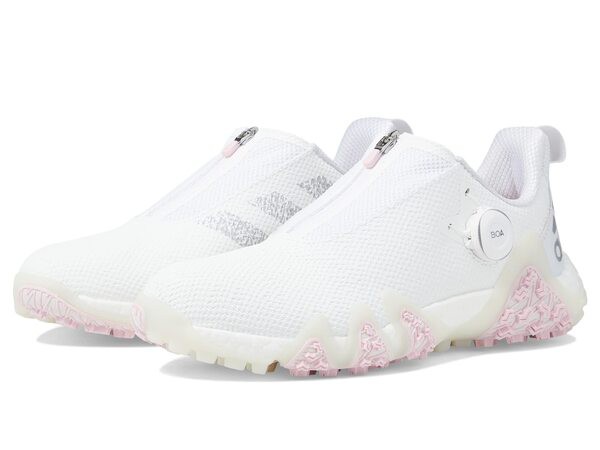 アディダス レディース スニーカー シューズ CODECHAOS 22 Boa Spikeless Golf Shoe Footwear White/Silver Metallic/Clear Pink