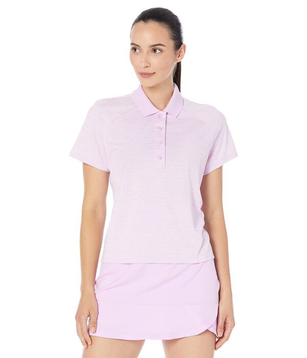 アディダス レディース シャツ トップス Melange Polo Shirt Bliss Lilac