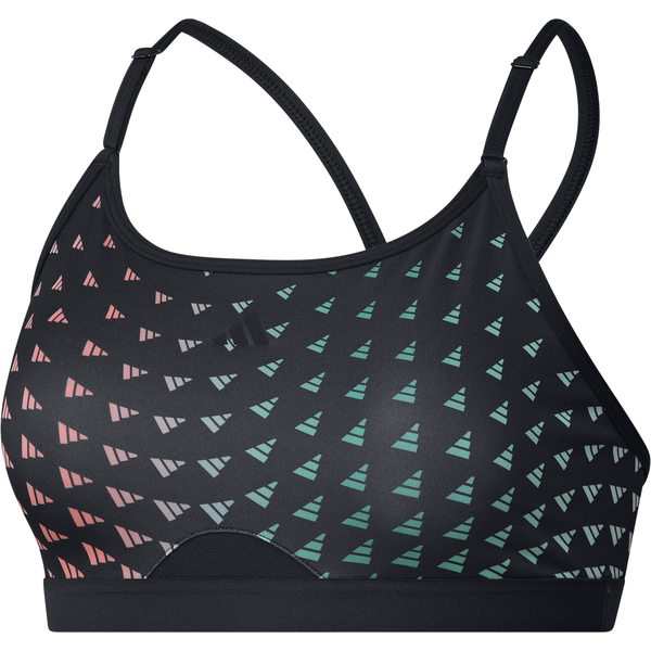 アディダス レディース ブラジャー アンダーウェア Aeroreact Training Light Support Bra Black 1