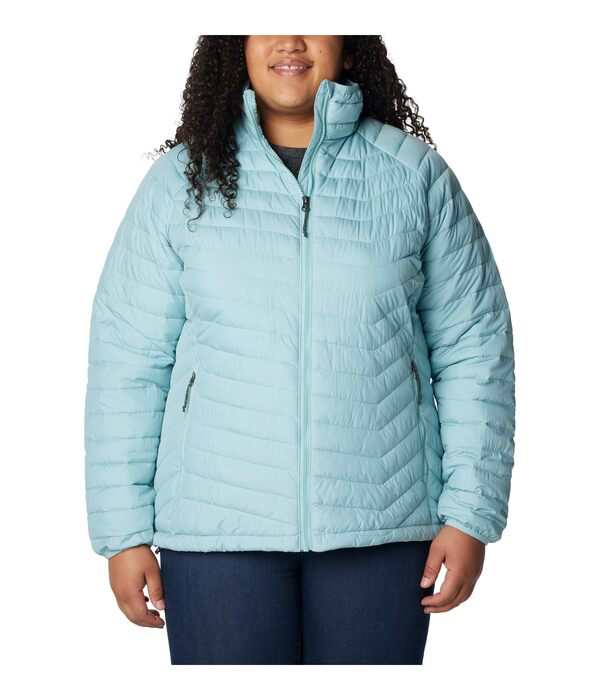 コロンビア レディース コート アウター Plus Size Powder Lite Jacket Aqua Haze