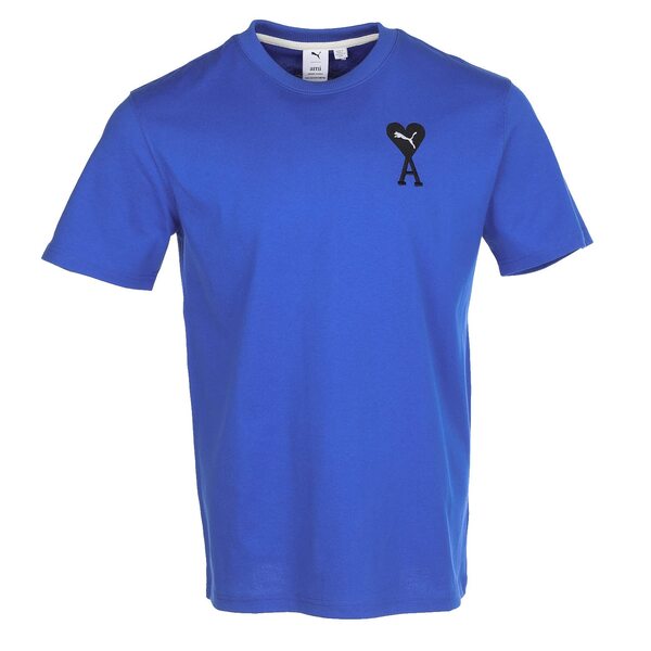 プーマ メンズ シャツ トップス Puma X Ami Graphic Tee Dazzling Blue