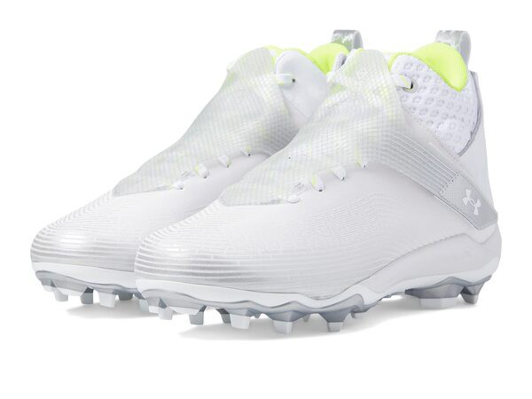 アンダーアーマー メンズ スニーカー シューズ Highlight Hammer MC White/Metallic Silver/Whiteの通販は