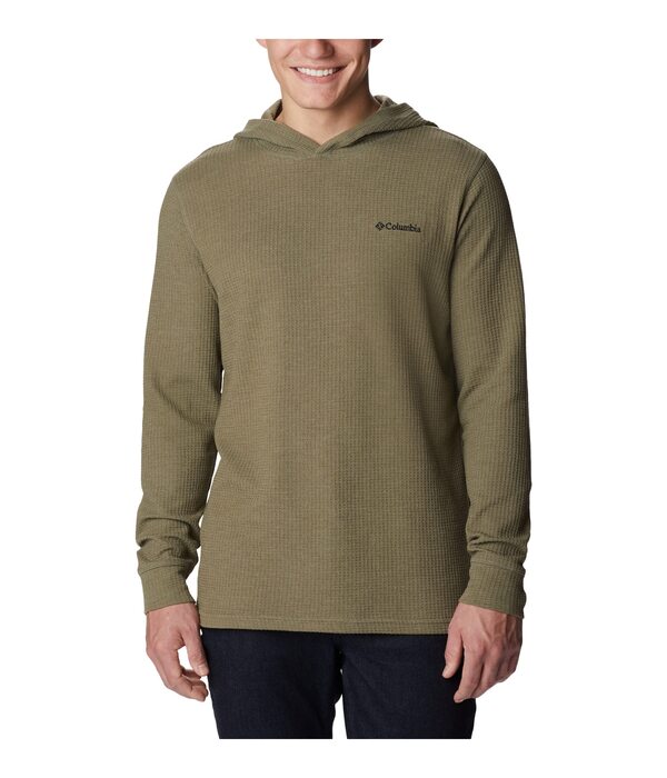コロンビア メンズ パーカー・スウェット アウター Pine Peak Waffle Hoodie Stone Green Heatherの通販は 15,315円