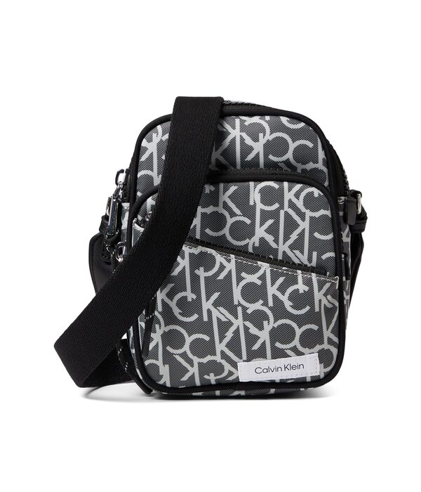 カルバンクライン レディース ハンドバッグ バッグ Evie Crossbody Black/Silverの通販は