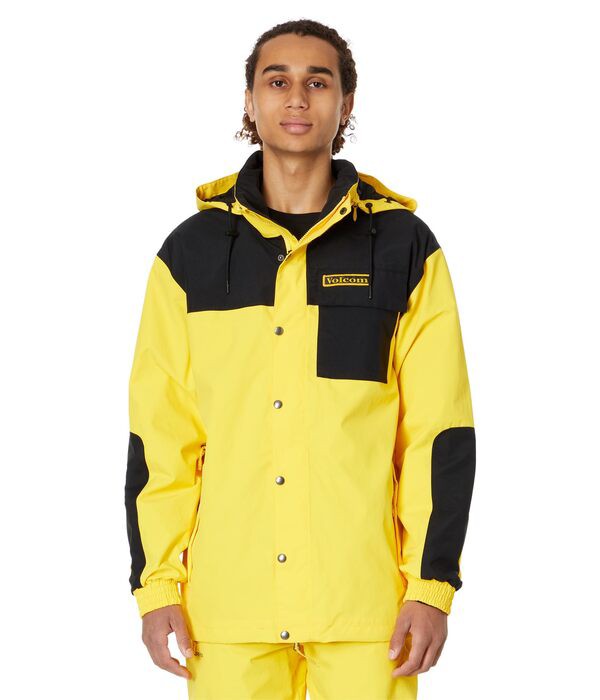 ボルコム メンズ コート アウター Longo GORE-TEXR Jacket Bright Yellow