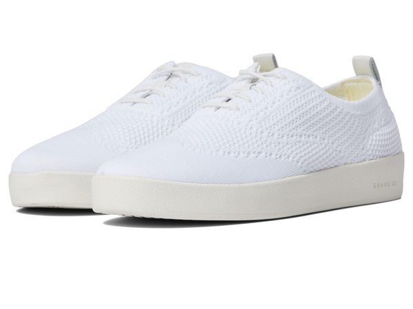 コールハーン レディース スニーカー シューズ Grandpro Contender Stitchlite Oxford Optic White Knit