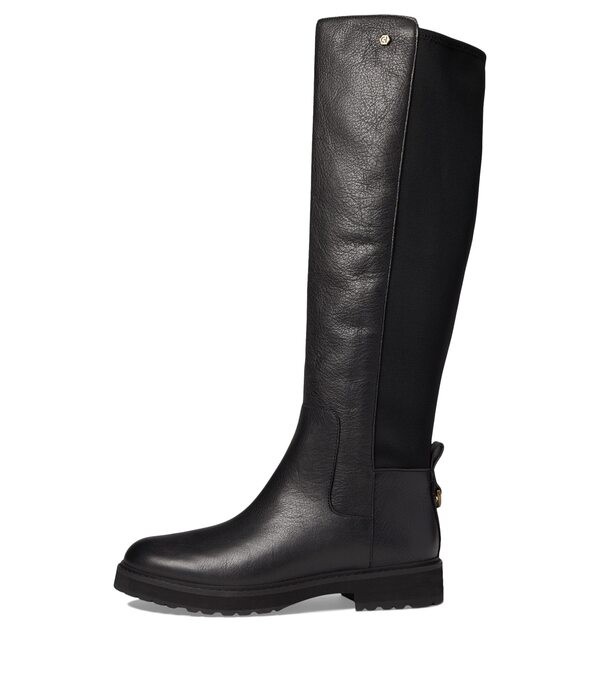 コールハーン レディース ブーツ・レインブーツ シューズ Waterproof Greenwich Tall Boot Black Leather/Stretch Black