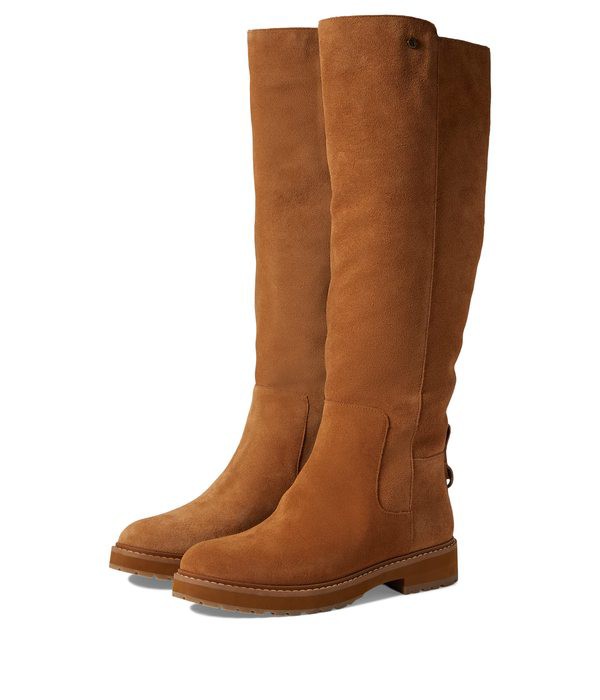 コールハーン レディース ブーツ・レインブーツ シューズ Waterproof Greenwich Tall Boot Golden Honey Suede/Antique