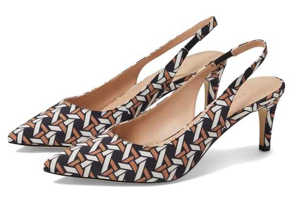 コールハーン レディース ヒール シューズ Vandam Sling Pump 65 Rattan Printed Faille