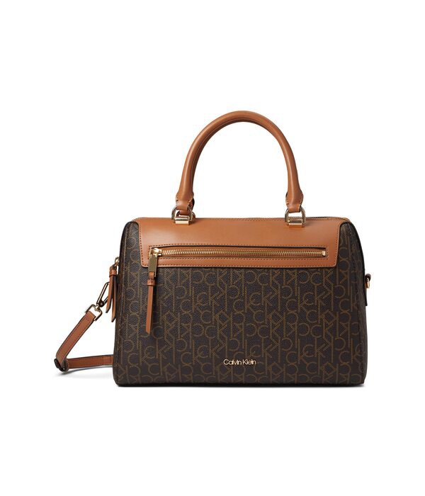 カルバンクライン レディース ハンドバッグ バッグ Opal Satchel Brown/Khaki/Caramelの通販は