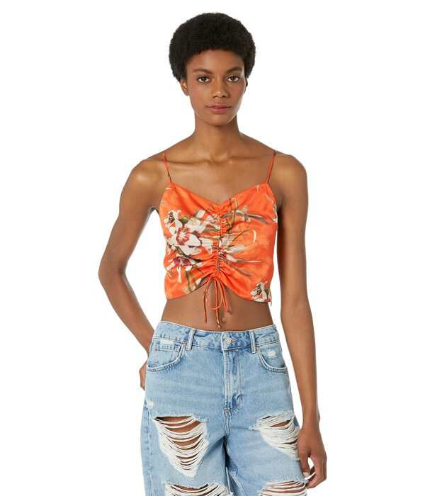 オールセインツ レディース シャツ トップス Alexia Dorada Top Flame Orange