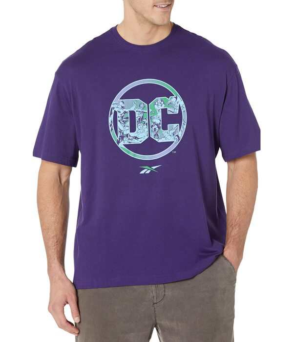 リーボック メンズ シャツ トップス DC x Reebok Logo Tee Dark Orchidの通販は