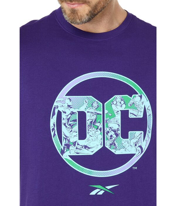リーボック メンズ シャツ トップス DC x Reebok Logo Tee Dark Orchidの通販は
