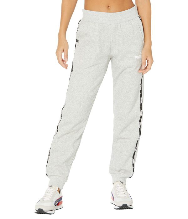 プーマ レディース カジュアルパンツ ボトムス Power Tape Fleece Pants Light Gray Heather