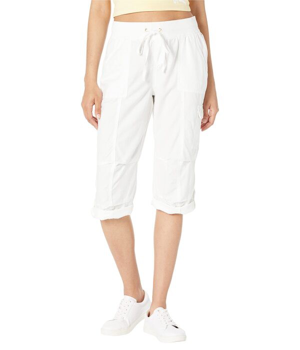 トミー ヒルフィガー レディース カジュアルパンツ ボトムス Crop Cargo Pants Bright White