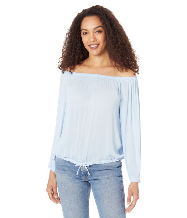 トミー ヒルフィガー レディース シャツ トップス Over-the-Shoulder Top Blue Skyの通販は 16,980円