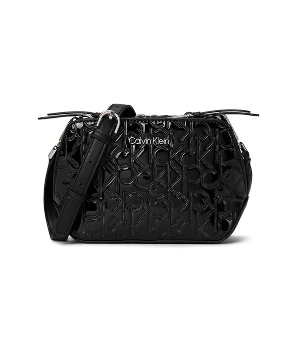 カルバンクライン レディース ハンドバッグ バッグ Lucy Crossbody Black/Silverの通販は