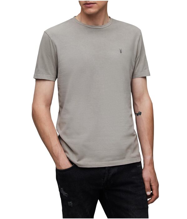 オールセインツ メンズ シャツ トップス Ossage Short Sleeve Crew Stone Taupe 11,866円