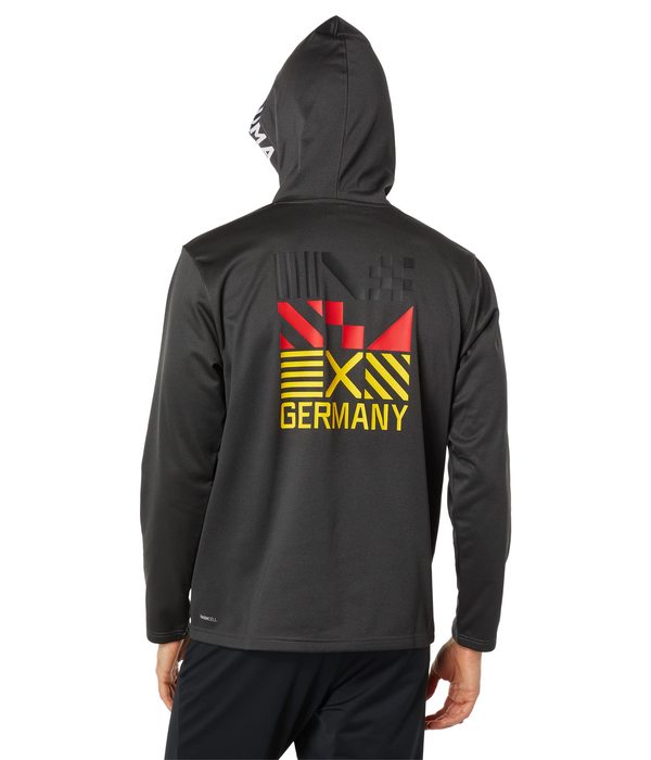 プーマ メンズ パーカー・スウェット アウター FTBL Core Fan Fleece Hoodie Dark Gray Heather/Puma Whiteの通販は