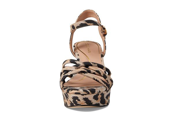 コールハーン レディース ヒール シューズ Grove Platform Sandal 95 mm Leopard Print Jacquard ヒール スニーカー