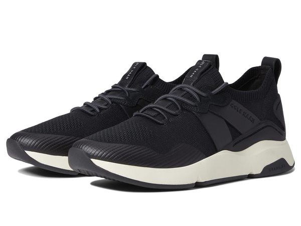 コールハーン レディース スニーカー シューズ Zerogrand All Day RS Trainer Black Knit/Leather/Ivory