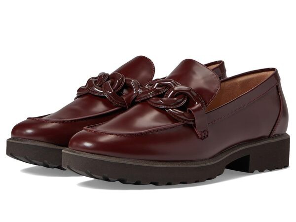 コールハーン レディース スリッポン・ローファー シューズ Geneva Chain Loafer Bloodstone Leatherの通販は