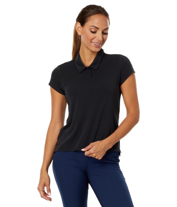 アディダス レディース シャツ トップス Go-To Heathered Polo Shirt Blackの通販は