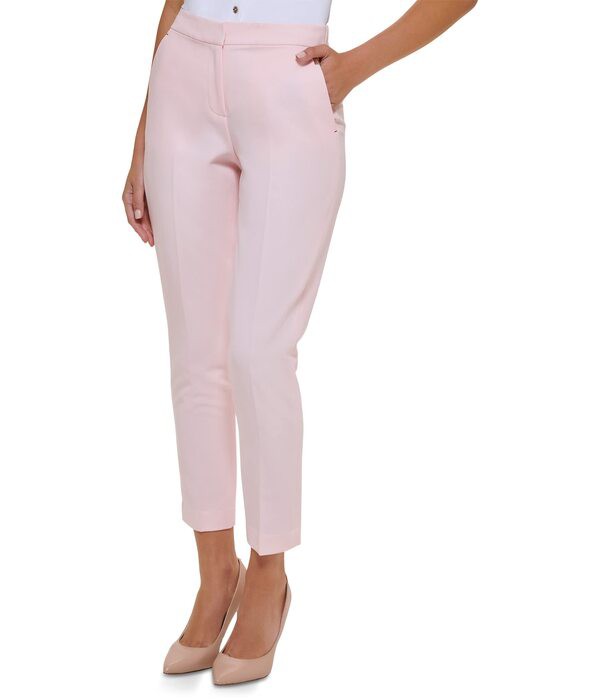 トミー ヒルフィガー レディース カジュアルパンツ ボトムス Sloane Elastic Waistback Ankle Trousers Ballerina Pink 1