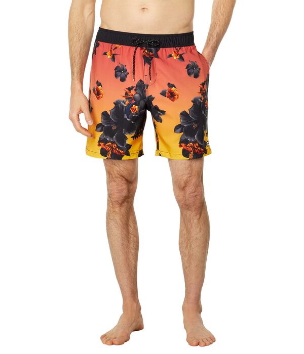 ビラボン メンズ ハーフパンツ・ショーツ 水着 Kamea Lava Floral Layback 17" Boardshorts Sunriseの通販は