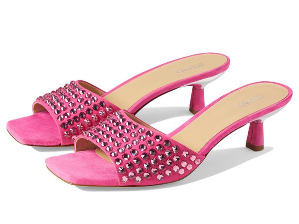 マイケルコース レディース ヒール シューズ Amal Kitten Sandal Dragonfruitの通販は