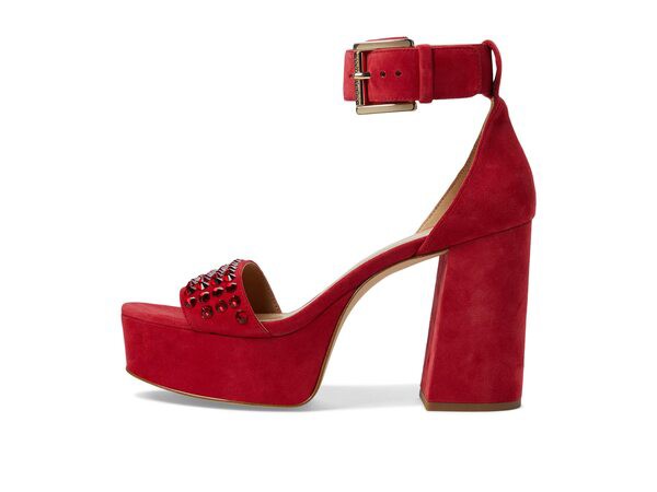 マイケルコース レディース ヒール シューズ Tara Platform Sandal Crimson