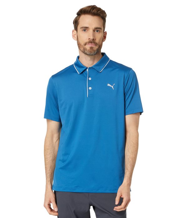 プーマ メンズ シャツ トップス MATTR Bridges Polo Lake Blue
