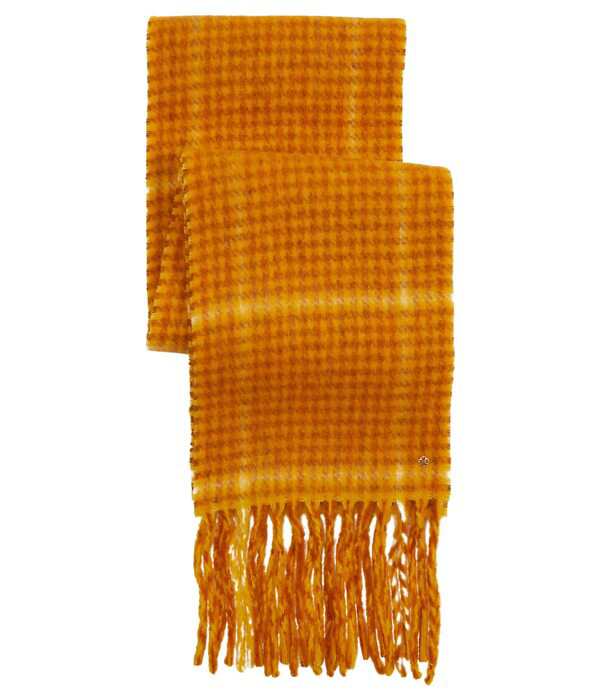 ケイトスペード レディース マフラー・ストール・スカーフ アクセサリー Fiesta Plaid Brushed Scarf Saffron Yellowの通販は