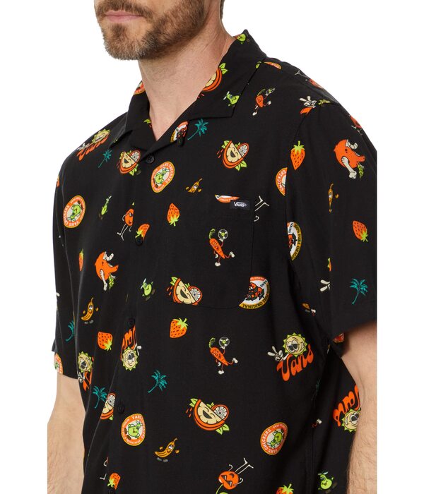 バンズ メンズ シャツ トップス Stickers Short Sleeve Woven Blackの通販は