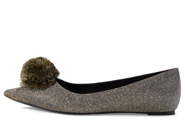 ケイトスペード レディース サンダル シューズ Amour Pom Flat Black/Gold/Silver