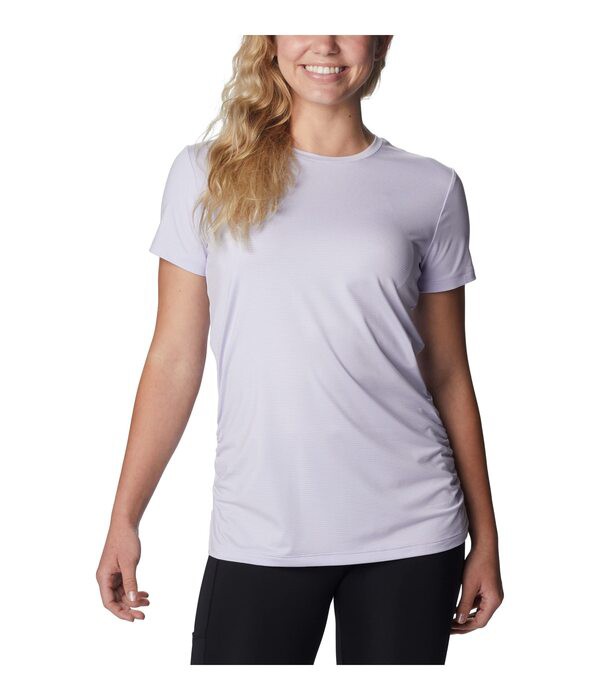 コロンビア レディース シャツ トップス Leslie Falls Short Sleeve Purple Tintの通販は