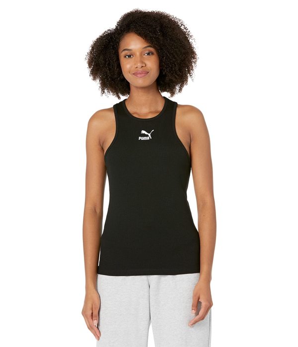 プーマ レディース シャツ トップス Classics Ribbed Tank Blackの通販は 7,480円