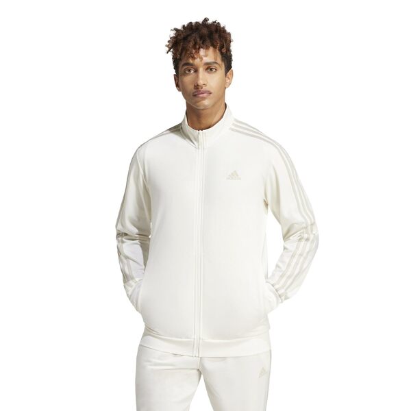 アディダス メンズ コート アウター Essentials Warm-Up 3-Stripes Track Jacket Off-Whiteの通販は 12,525円