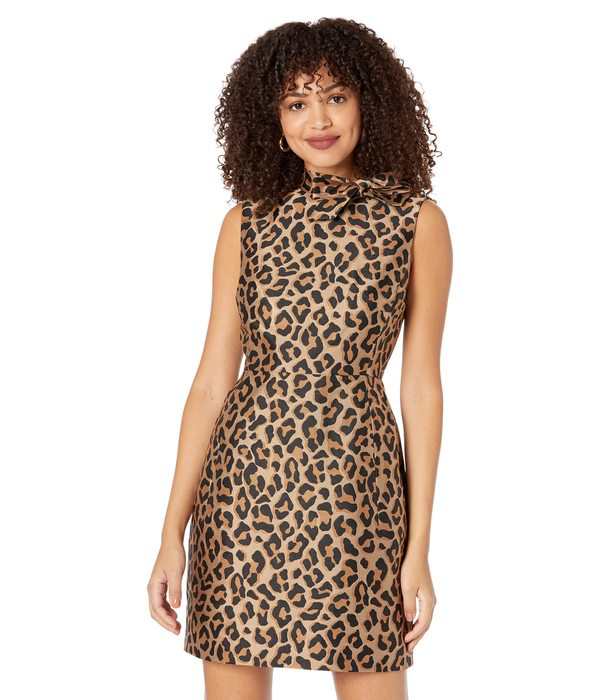 ケイトスペード レディース ワンピース トップス Leopard Jacquard Knott Dress Roasted Cashewの通販は