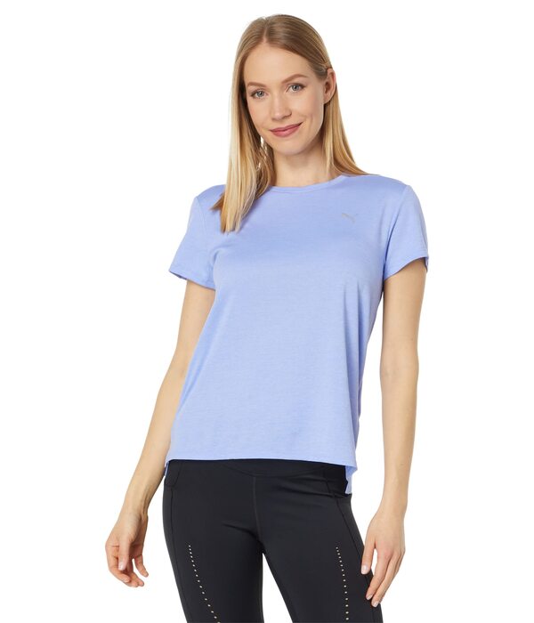 プーマ レディース シャツ トップス Run Favorite Heather Short Sleeve Tee Elektro Purple Heatherの通販は 9,980円