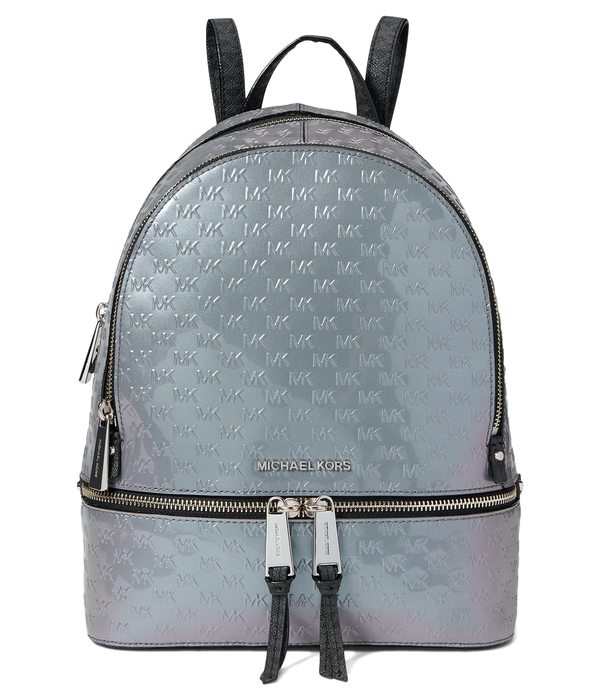 マイケルコース レディース バックパック・リュックサック バッグ Rhea Zip Medium Backpack Heather Grey