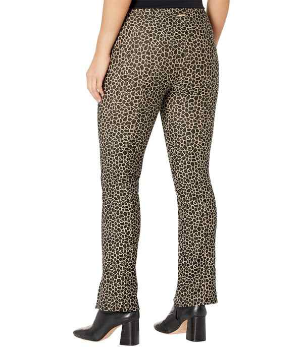 マイケルコース レディース カジュアルパンツ ボトムス Petite Giraffe Split Hem Leggings Khaki