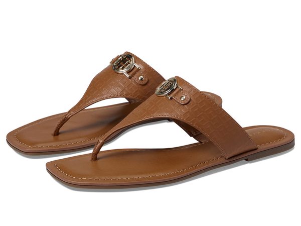 トミー ヒルフィガー レディース サンダル シューズ Joyli Medium Brownビーチサンダル