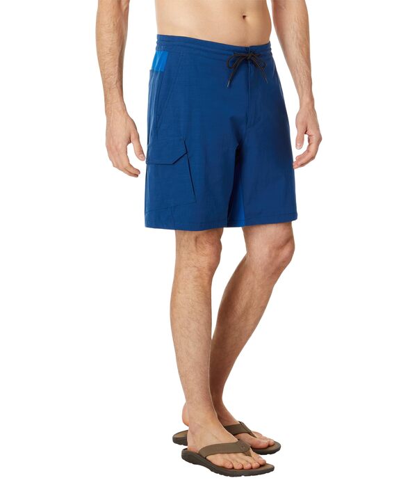 ハーレー メンズ ハーフパンツ・ショーツ ボトムス H2O-Dri Nomad Global Entry 19" Cargo Shorts Blue Voidの通販は