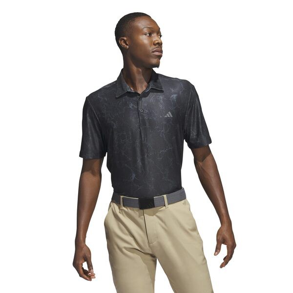 アディダス メンズ シャツ トップス Ultimate365 Printed Polo Shirt Black