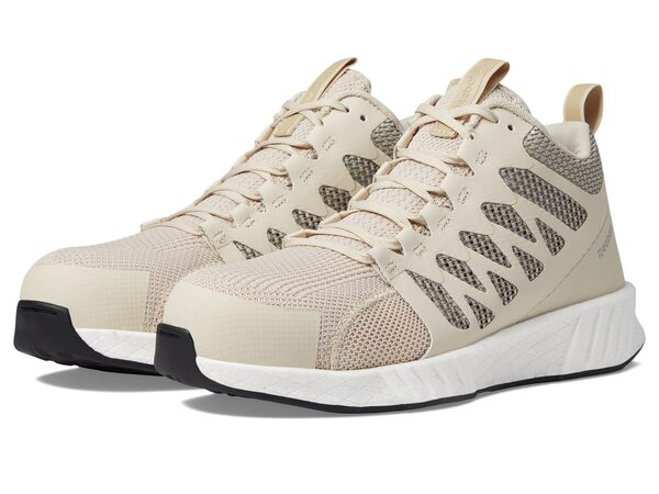 リーボック レディース スニーカー シューズ Fusion Flexweave Work EH Comp Toe Mid-Cut Creamの通販は