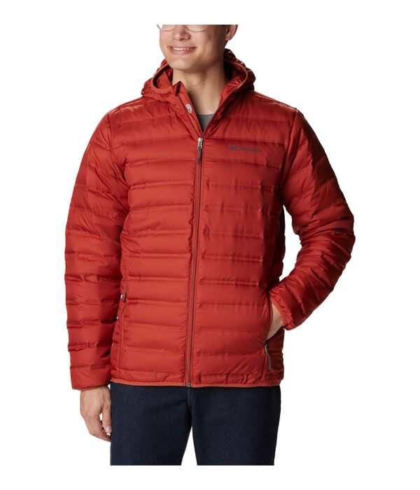 コロンビア メンズ コート アウター Lake 22 Down Hooded Jacket Warp Red